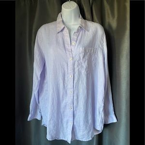 Gap Linen Boyfriend Button Down